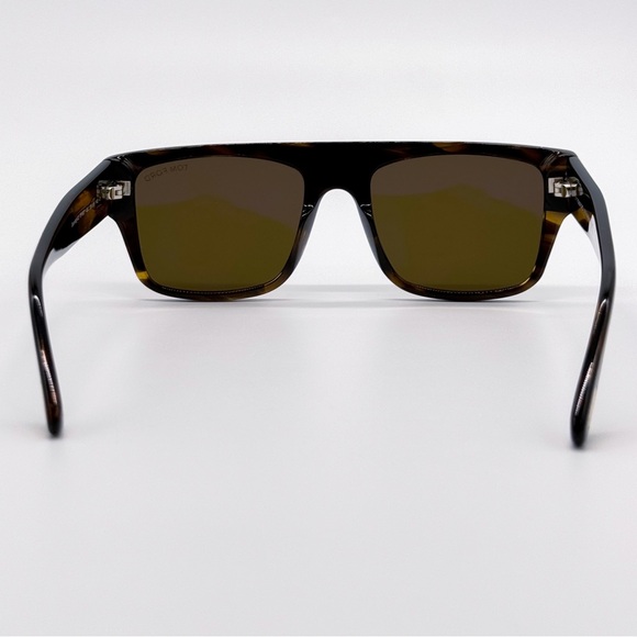 NEW TOM FORD DUNNING-02 TF907 48J MEN SUNGLASSES FT0907/S HAVANA GREEN - Picture 5 of 9